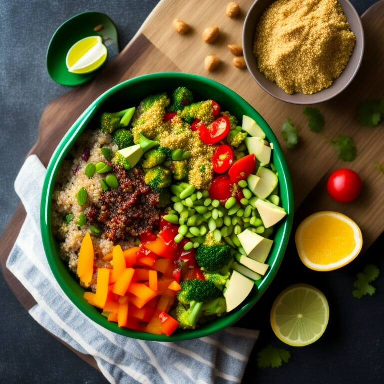 7 Ingredient Quinoa Veggie Bowl