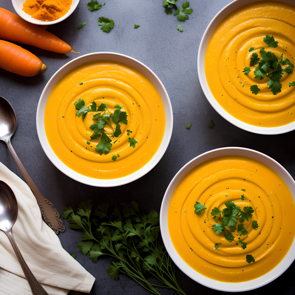 Carrot Turmeric Soup for ENTJ-A personality