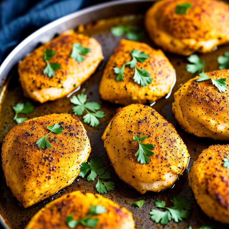 Curry Buttermilk Baked Chicken Breasts