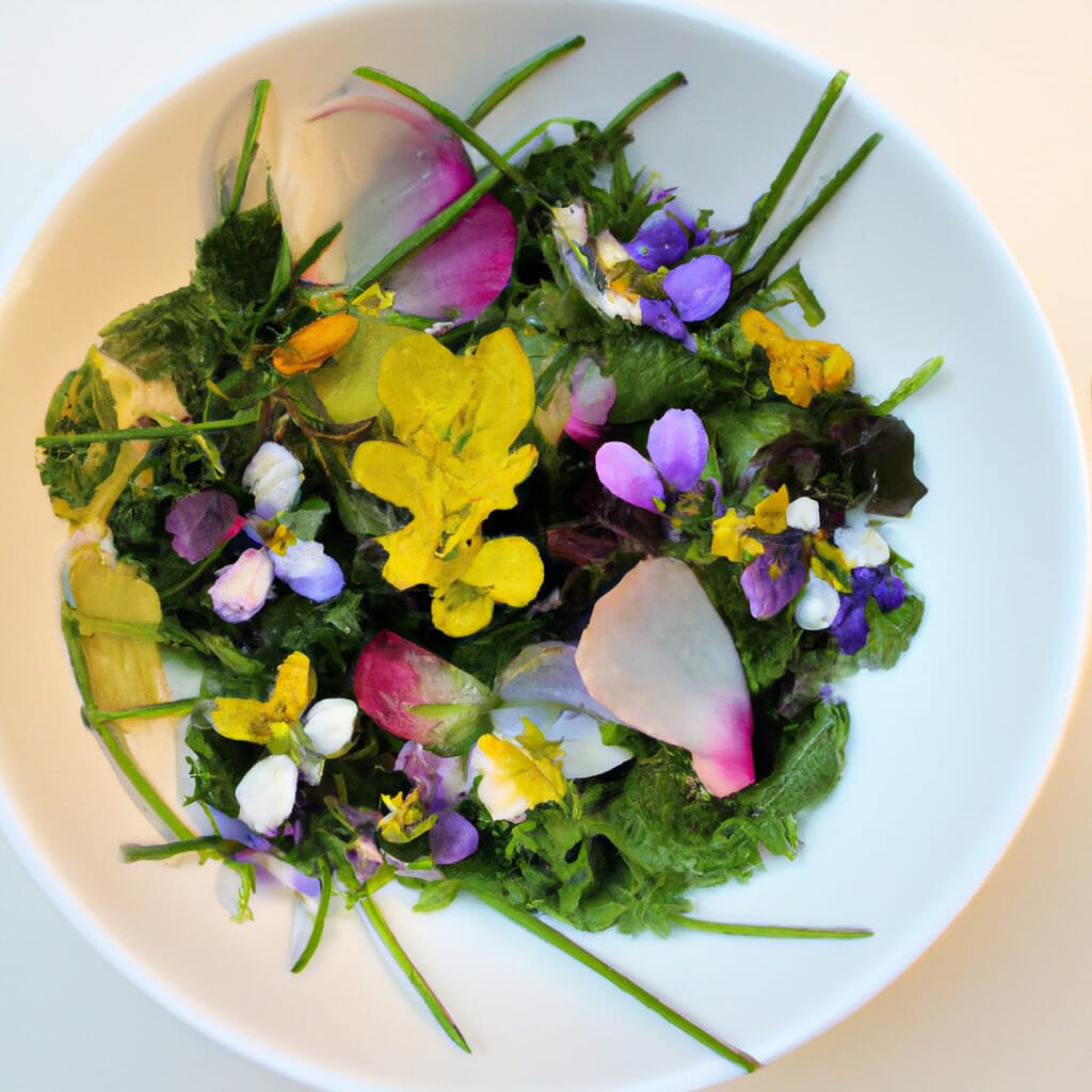 Fresh Spring Salad with April Greens A Seasonal Recipe for a Healthy Lunch