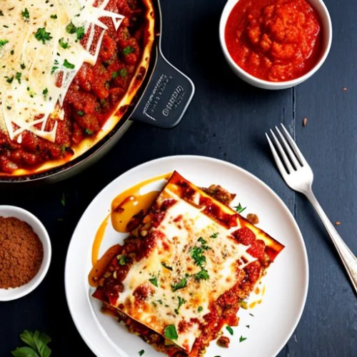 Lasagna Recipe with pan