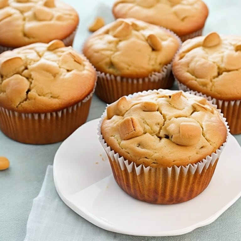 Peanut Butter and Banana Muffins