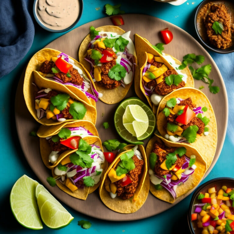Vegan Tacos with Chipotle Cream for INTP-A personality