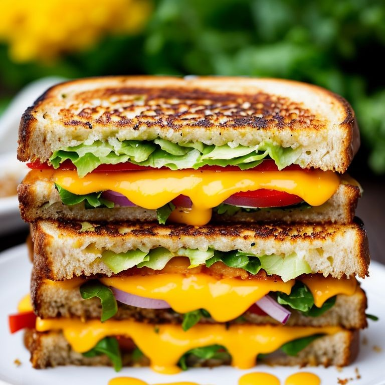 Veggie Lover's Grilled Cheese for INFP