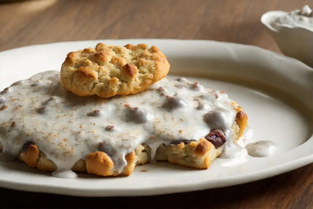 Buttermilk Biscuits with Sausage Gravy