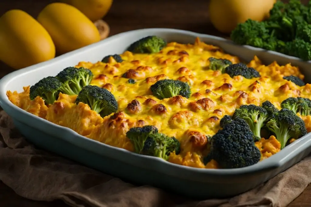 Cheesy Sausage and Broccoli Casserole