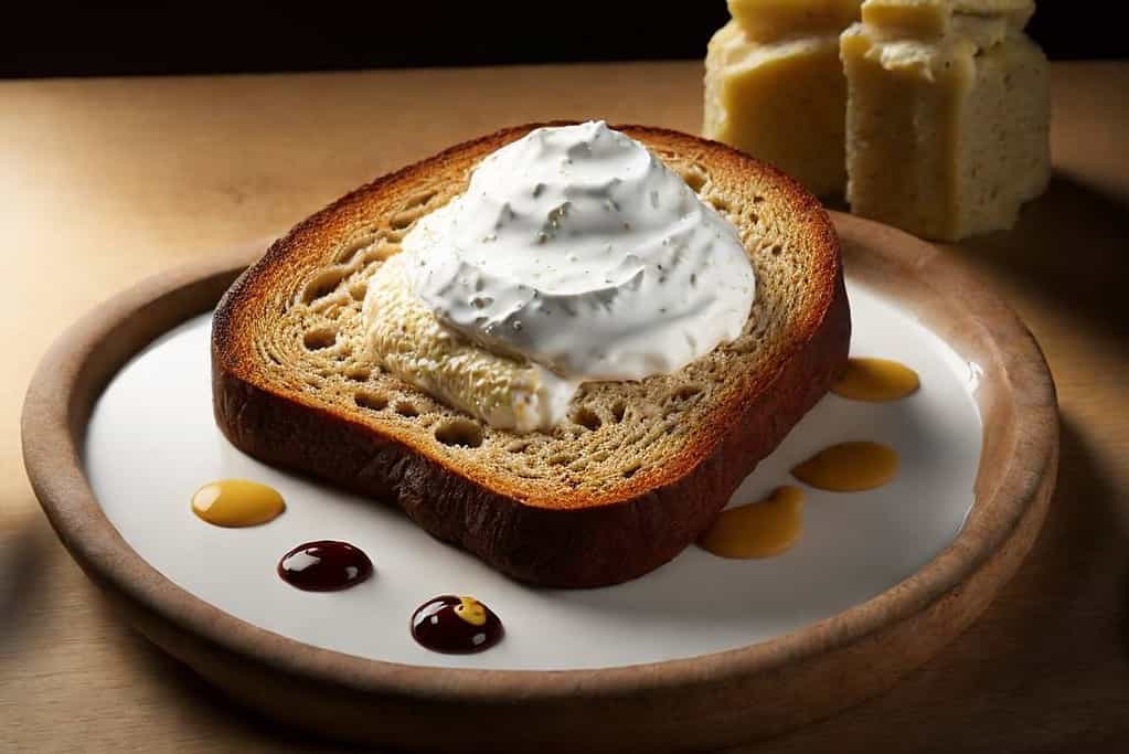Cinnamon Raisin Toast with Cream Cheese