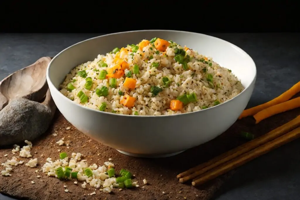 Healthy Cauliflower Fried Rice Bowl