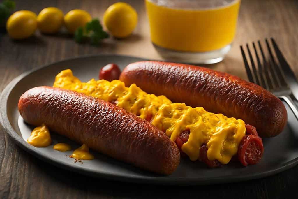 Juicy Sausage Links with Scrambled Eggs