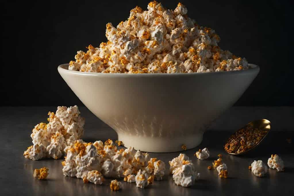 Popcorn and Granola for a Light Snack