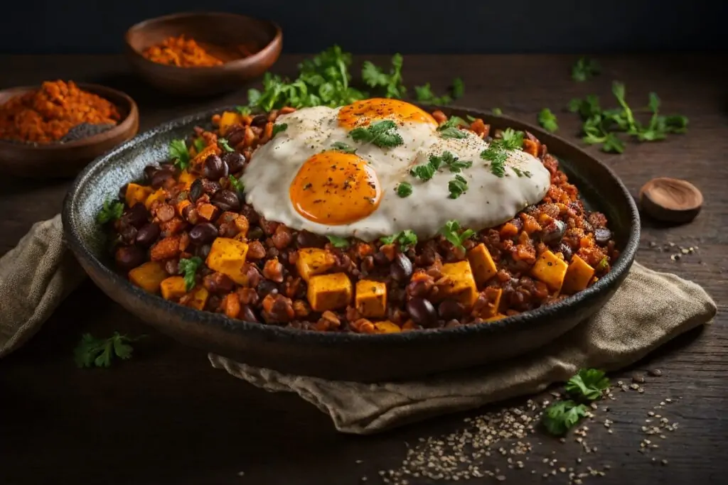 Southwest Turkey and Sweet Potato Hash