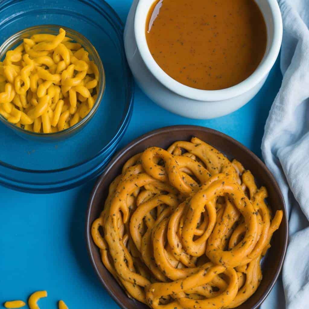 Tahini and Pretzels for a Savory Snack