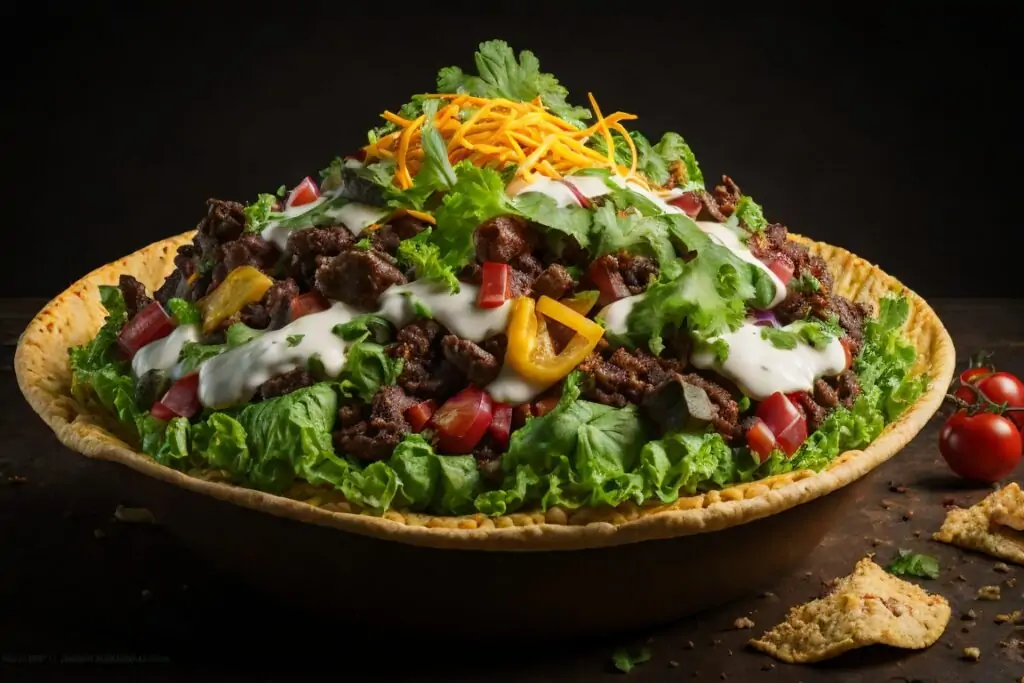 Tasty Taco Salad with Leftover Hamburger