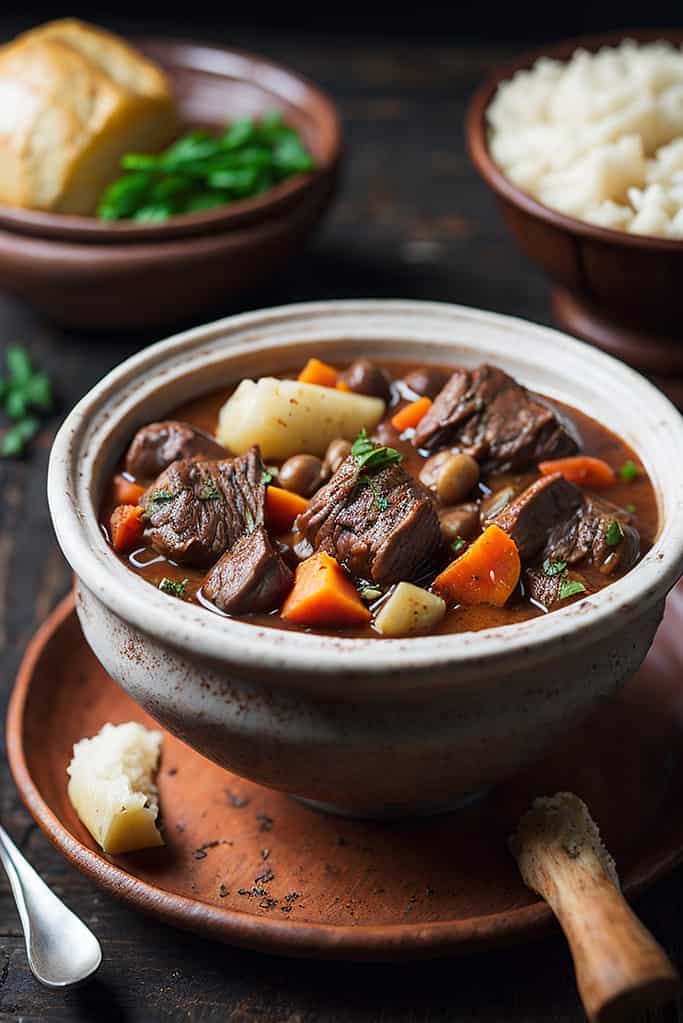 Slow Cooker Beef Stew with Rice Recipe